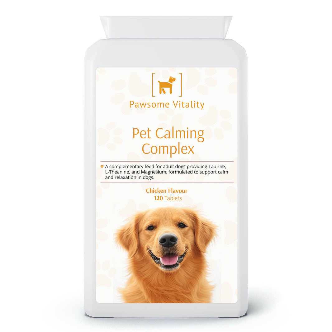 Pawsome Vitality Pet Calming Complex – 120 Tablets (Chicken Flavour)