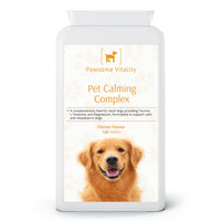 Pawsome Vitality Pet Calming Complex – 120 Tablets (Chicken Flavour)